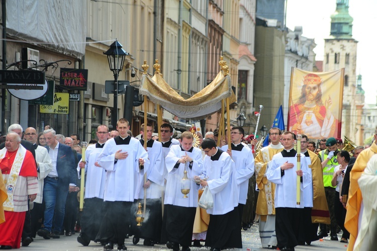 Centralna procesja Bożego Ciała w Krakowie