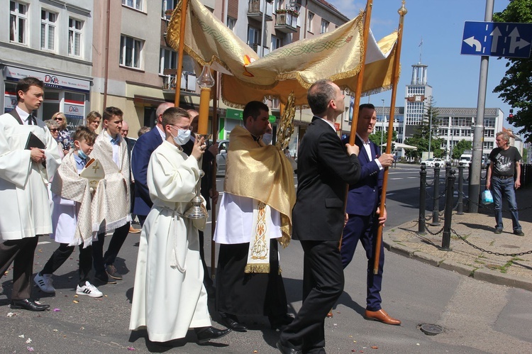 Procesja Bożego Ciała w Koszalinie