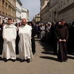 Boże Ciało 2021. Procesja z Wawelu na Rynek Główny