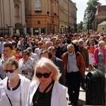 Boże Ciało 2021. Procesja z Wawelu na Rynek Główny