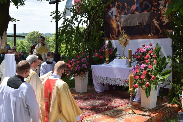 Sandomierz. Uroczystość Bożego Ciała w katedrze