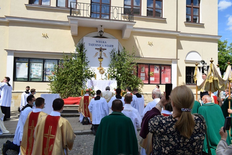 Sandomierz. Uroczystość Bożego Ciała w katedrze