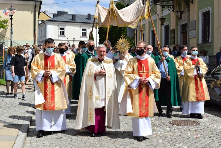 Sandomierz. Uroczystość Bożego Ciała w katedrze