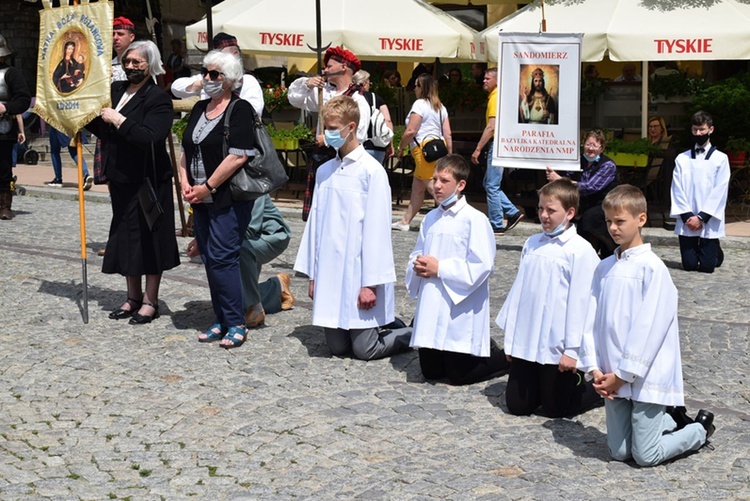 Sandomierz. Uroczystość Bożego Ciała w katedrze