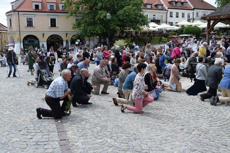 Sandomierz. Uroczystość Bożego Ciała w katedrze