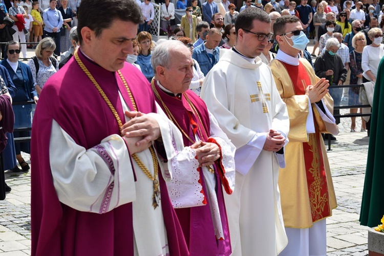 Sandomierz. Uroczystość Bożego Ciała w katedrze