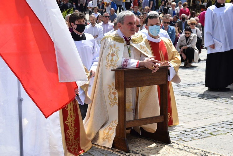 Sandomierz. Uroczystość Bożego Ciała w katedrze