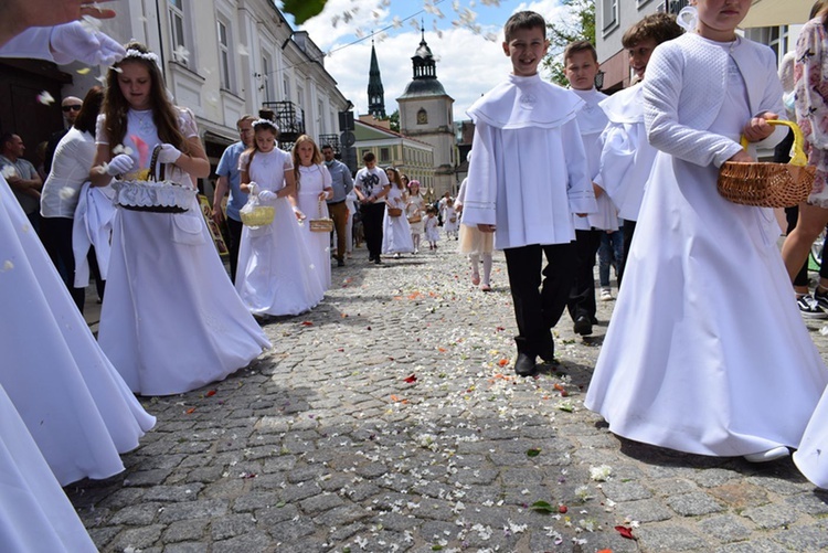 Sandomierz. Uroczystość Bożego Ciała w katedrze