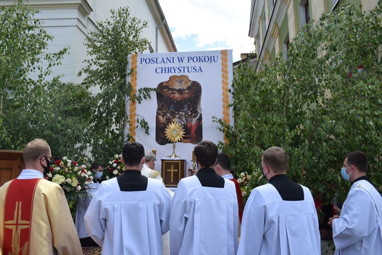 Sandomierz. Uroczystość Bożego Ciała w katedrze