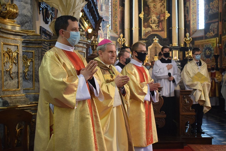 Sandomierz. Uroczystość Bożego Ciała w katedrze