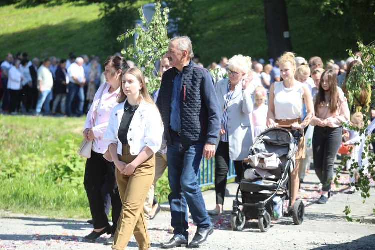 Uroczystość Bożego Ciała w parafii w Mazańcowicach - 2021