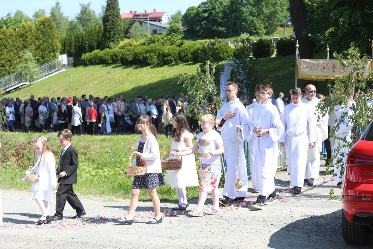 Uroczystość Bożego Ciała w parafii w Mazańcowicach - 2021