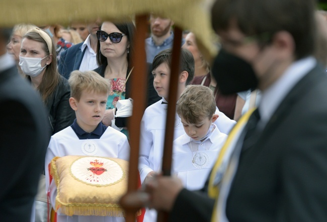 Uroczystość Najświętszego Ciała i Krwi Chrystusa w radomskiej katedrze