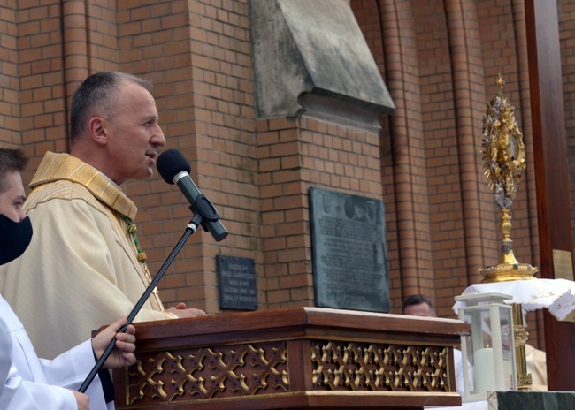 Uroczystość Najświętszego Ciała i Krwi Chrystusa w radomskiej katedrze