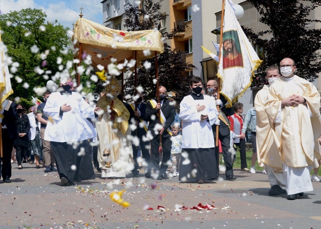 Uroczystość Najświętszego Ciała i Krwi Chrystusa w radomskiej katedrze