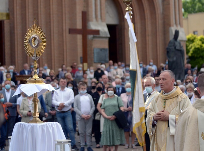 Uroczystość Najświętszego Ciała i Krwi Chrystusa w radomskiej katedrze