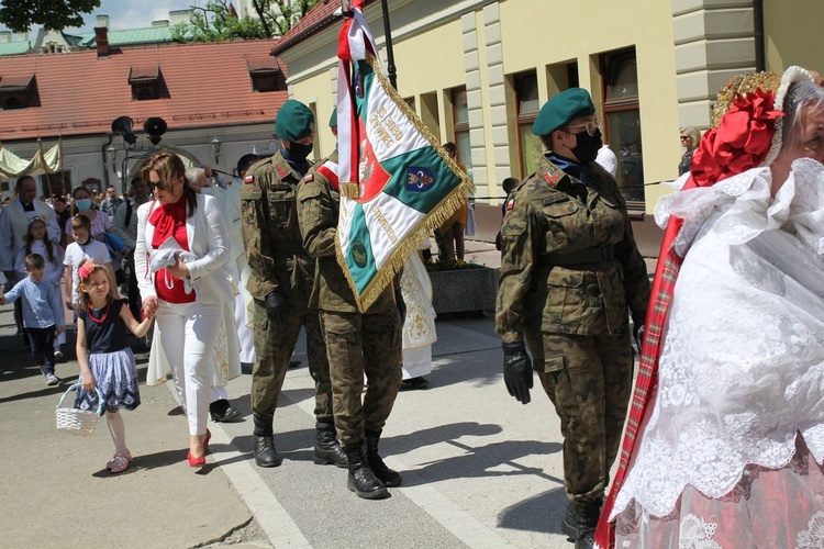 Uroczystość Bożego Ciała w parafii konkatedralnej w Żywcu - 2021