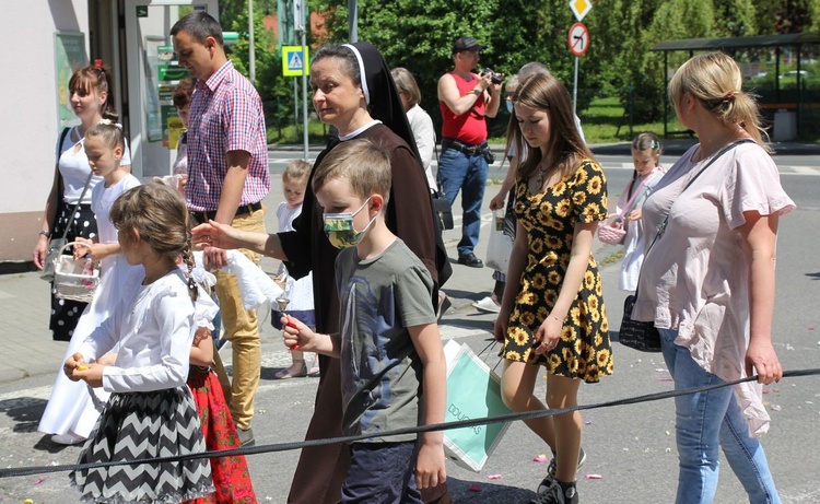 Uroczystość Bożego Ciała w parafii konkatedralnej w Żywcu - 2021