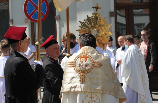 Uroczystość Bożego Ciała w parafii konkatedralnej w Żywcu - 2021