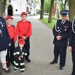 Motocykliści i strażacy na Drodze Papieskiej