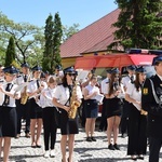 Poświęcenie sztandaru orkiestry w Górze św. Małgorzaty