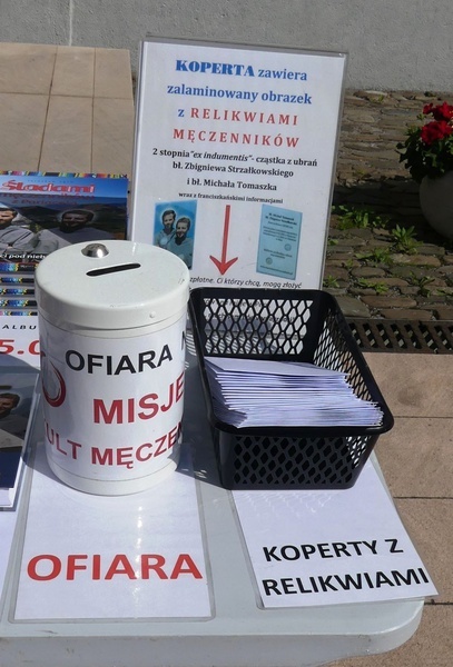 Relikwie Męczenników z Pariacoto w parafii Trójcy Przenajświętszej w Bielsku-Białej