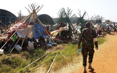 Obóz dla uchodźców w Jubie w Południowym Sudanie.