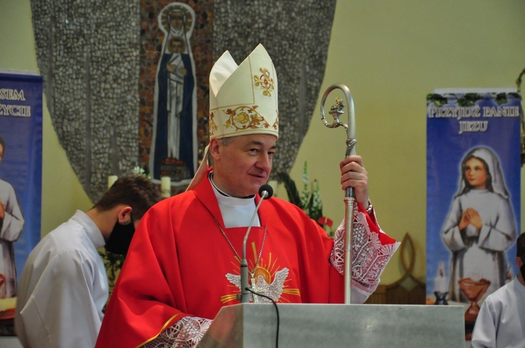 Bierzmowanie w Żabnie