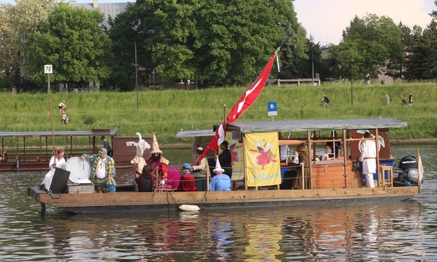 Kraków. Wodne harce Lajkonika