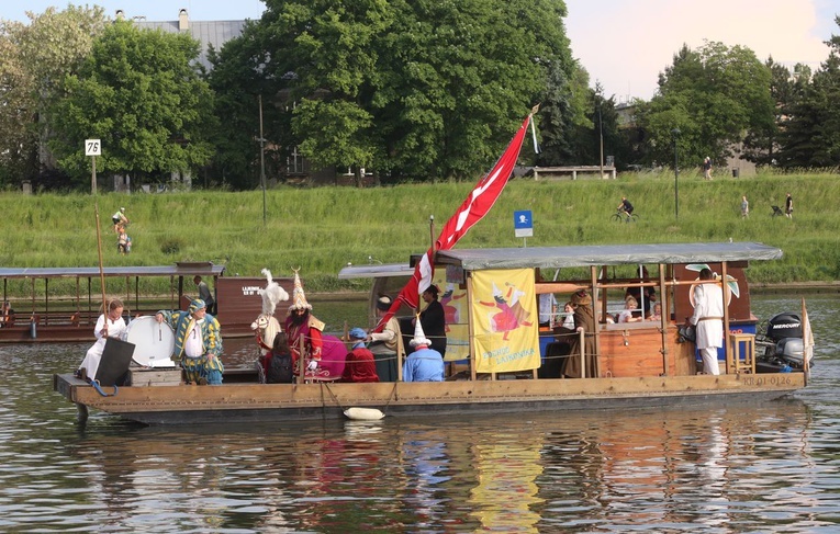 Kraków. Wodne harce Lajkonika