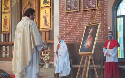 	Wizerunek jest wotum wdzięczności Apostolstwa Modlitwy. 