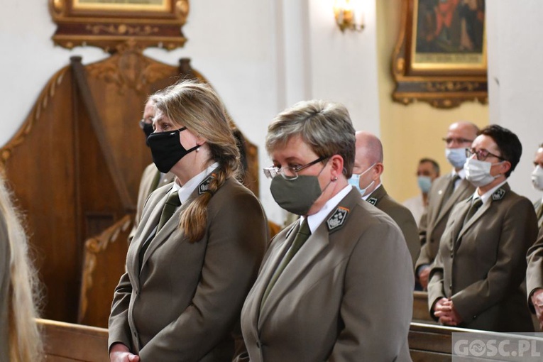 Pielgrzymka leśników do Rokitna