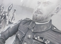 Mural na murach zakładu Rosomak