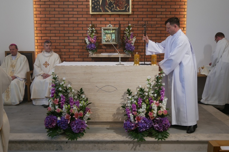 Poświęcenie kaplicy w Warzenku