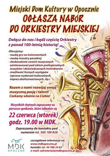 Nabór do Orkiestry Miejskiej