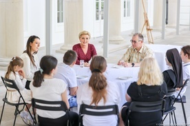 Spotkanie było nagrodą za 3. miejsce w konkursie "Ojcowskie serce św. Józefa".