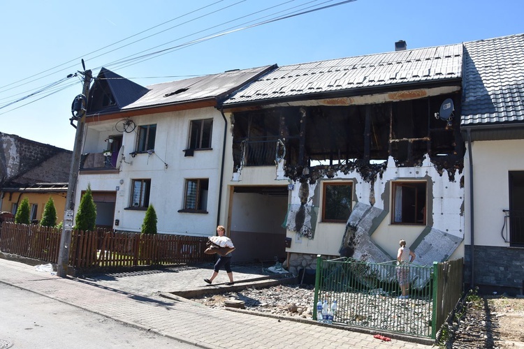 U pogorzelców w Nowej Białej 