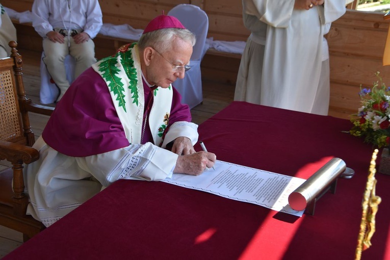Abp Marek Jędraszewski na Bachledówce 