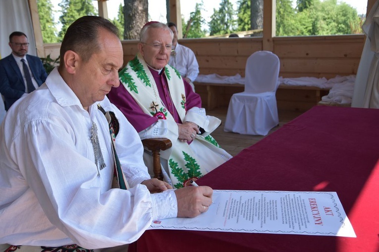 Abp Marek Jędraszewski na Bachledówce 