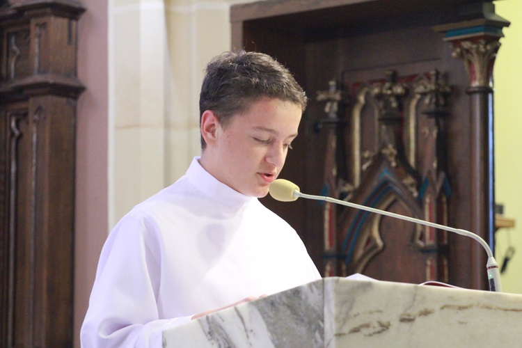 Błogosławieństwo lektorów w Szczurowej