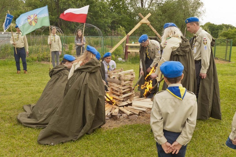 Zakończenie roku formacyjnego Skautów Króla 