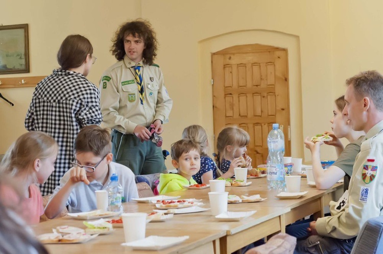 Zakończenie roku formacyjnego Skautów Króla 