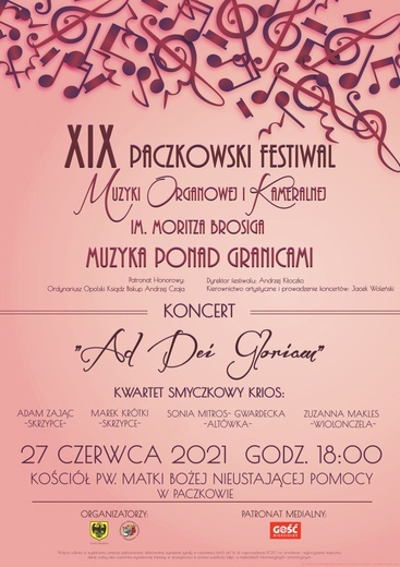 Koncert „Ad Dei Gloriam” w Paczkowie