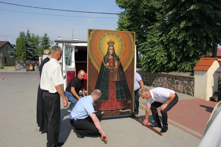 Siedlec. Pożegnanie obrazu Matki Bożej Kodeńskiej