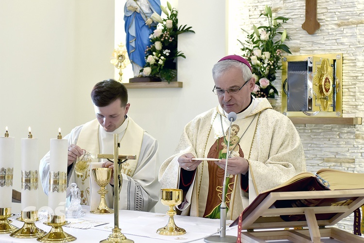 Poświęcenie kaplicy u sióstr prezentek