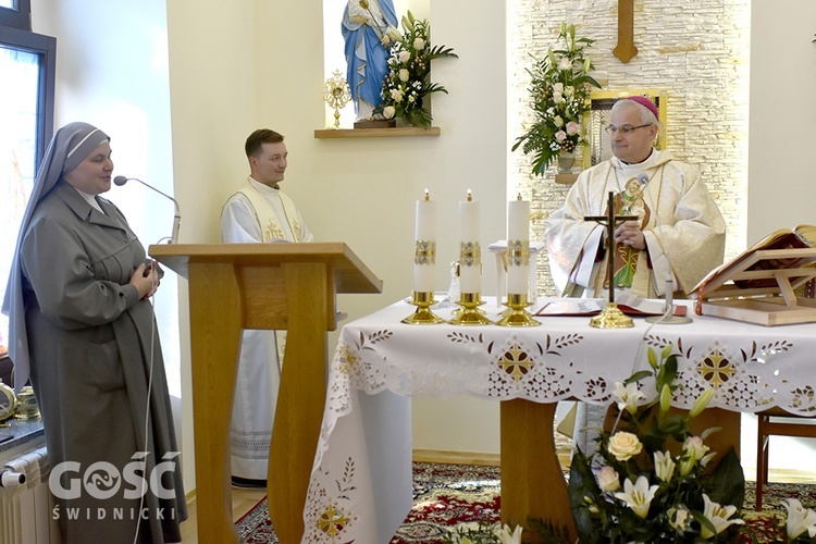 Poświęcenie kaplicy u sióstr prezentek