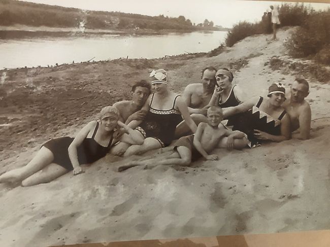 Odpoczynek nad Sanem.