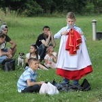 Lipnica Murowana. Poświęcenie figury Frasobliwego