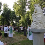 Lipnica Murowana. Poświęcenie figury Frasobliwego