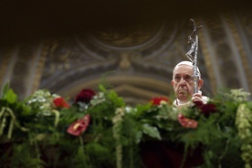 Franciszek podczas sprawowanej dziś Eucharystii